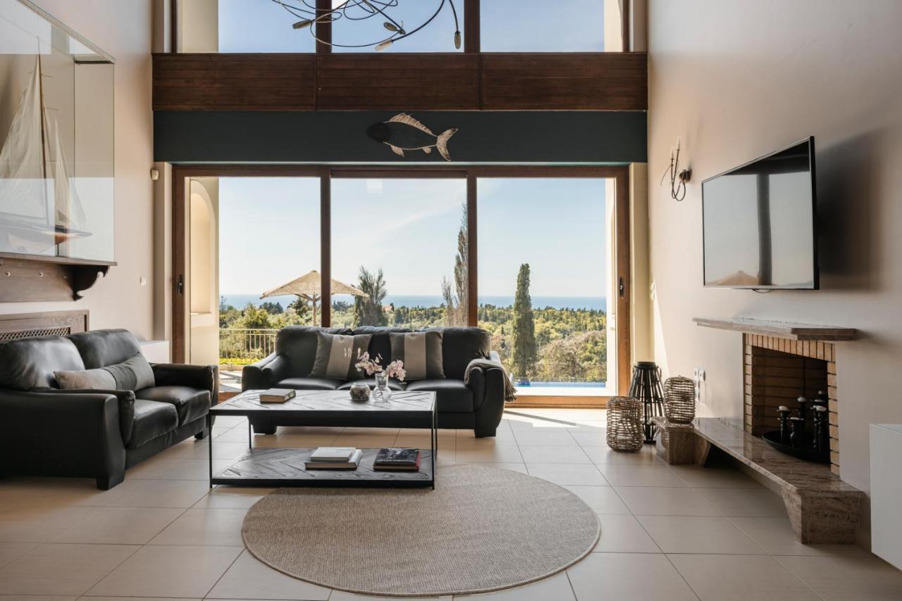 Luxury Villa Karmaniolos Fiskardo Kefalonia Exterior foto